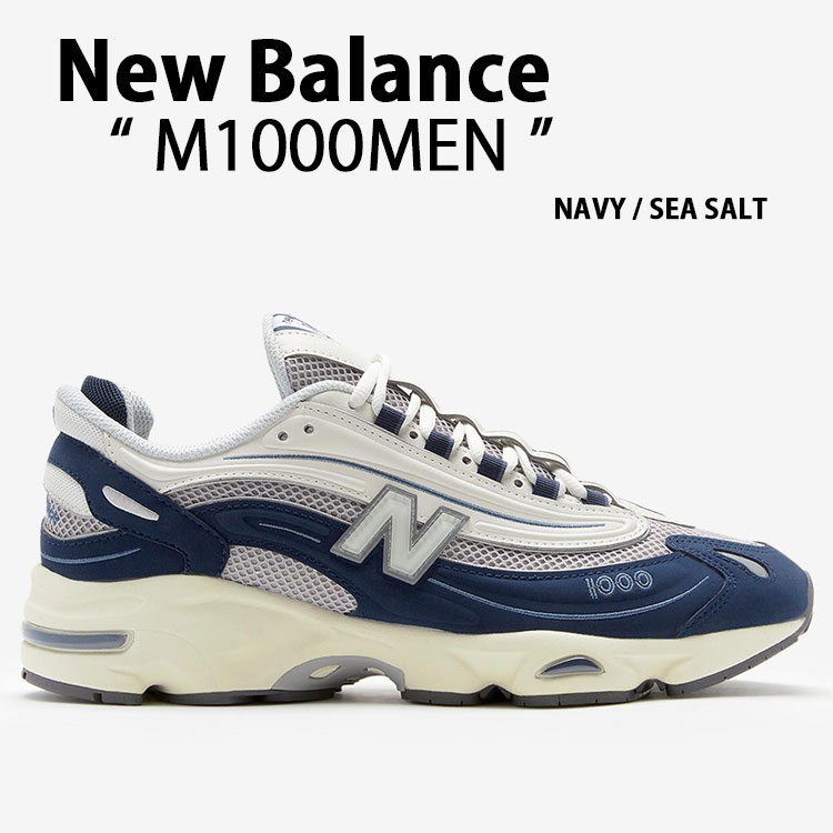 New Balance ニュー平衡にする スニーカー M1000MEN NAVY WHITE シューズ NewBalance1000 米国海軍 白いこと メンズ レディース【中古】未当て嵌める品