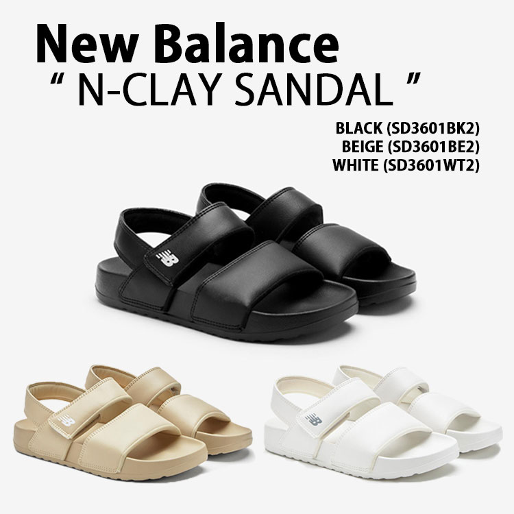 楽天市場】New Balance ニューバランス サンダル N-Clay SANDAL BLACK