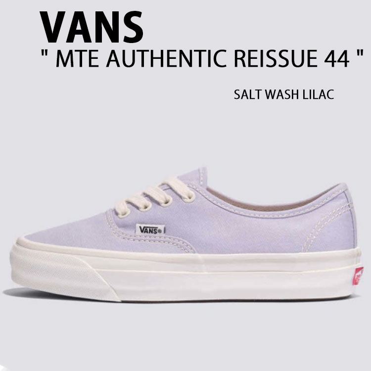 VANS バンズ スニーカー MTE AUTHENTIC REISSUE 44 SALT WASH LILAC VN000CW2LLC MTE オーセンティック リシュー 44 ソルトウォッシュ ライラック シューズ ローカット レディース 女性用