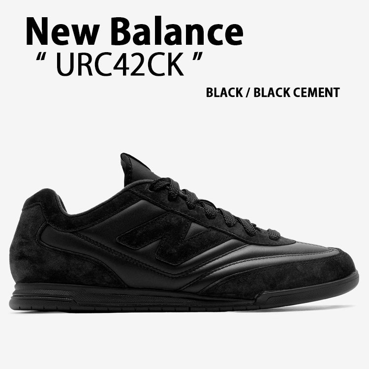 New Balance ニュー平衡にする スニーカー URC42CK BLACK シューズ NewBalance42 スエードクロス スウェード 黒いこと メンズ レディース【中古】未当てはめる品