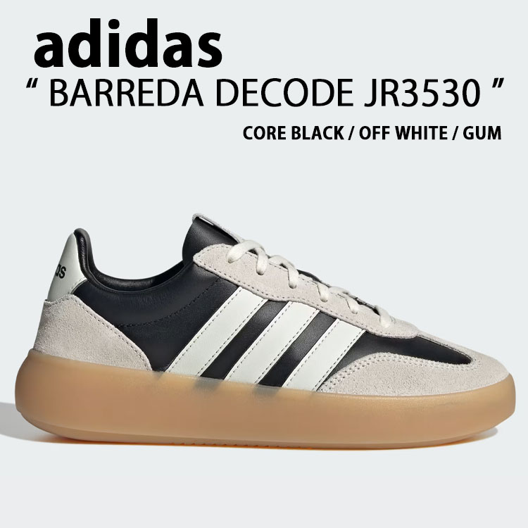 adidas Originals アディダス オリジナルス スニーカー BARREDA DECODE JR3530 BLACK WHITE シューズ バレダデコート ブラック ホワイト メンズ レディース【中古】未使用品