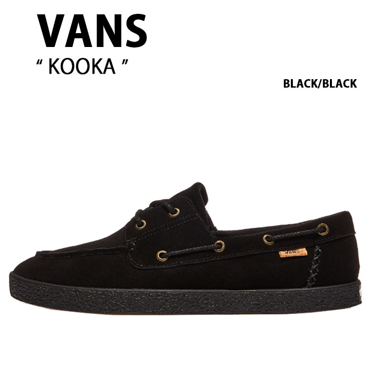 VANS バンズ スニーカー KOOKA BLACK V3730 クーカ ブラック 男性用｜a-dot