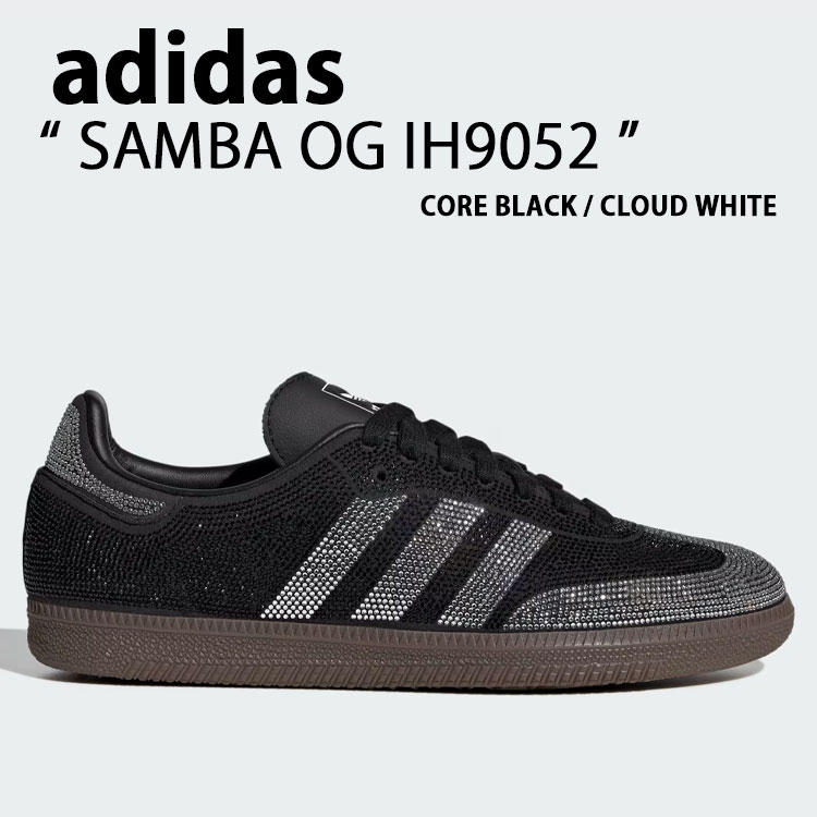 adidas originals アディダス レディース スニーカー SAMBA OG IH9052 シューズ サンバOG BLACK WHITE 黒いこと 白いこと ロゴタイプ 亭主もち用【中古】未当て嵌める品