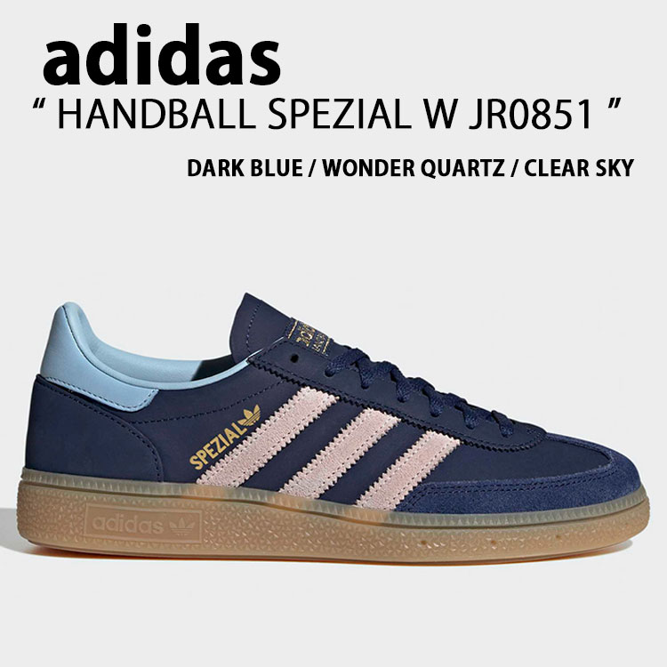 adidas originals アディダス スニーカー HANDBALL SPEZIAL W JR0851 NAVY シューズ ハンドボールスペツィアルW ネイビー メンズ レディース【中古】未使用品