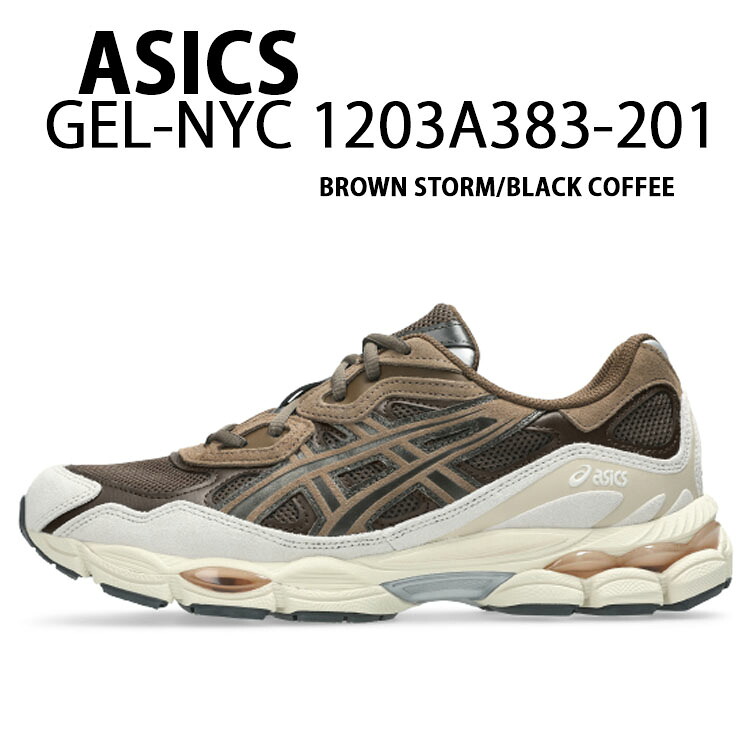楽天市場】asics アシックス スニーカー GEL-NYC 1203A383-201 BROWN