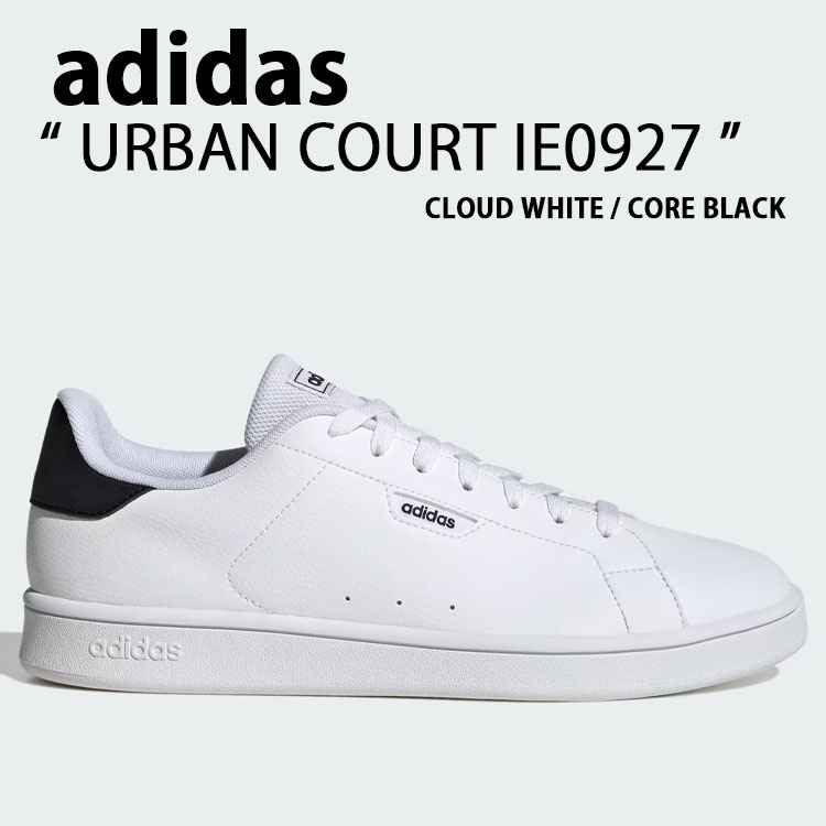 adidas Originals アディダス スニーカー URBAN COURT IE0927 シューズ アーバンコート レザーアッパー WHITE BLACK ホワイト ブラック メンズ レディース【中古】未使用品