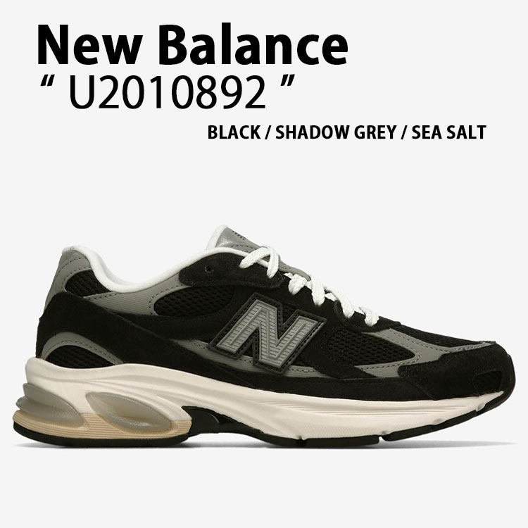 New Balance ニューバランス スニーカー U2010892 シューズ NewBalance2010 ランニングシューズ スウェード BLACK ブラック GREY グレー メンズ レディース【中古】未使用品|a-dot