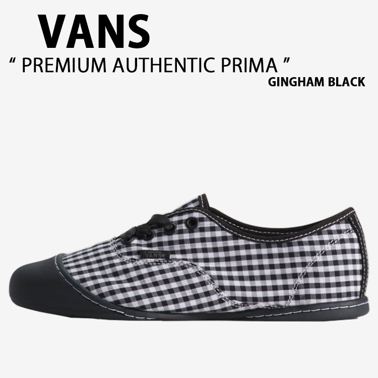 VANS バンズ スニーカー PREMIUM AUTHENTIC PRIMA GINGHAM BLACK VN000EDXBLA プレミアム オーセンティック プリマ ギンガム ブラック 女性用|a-dot
