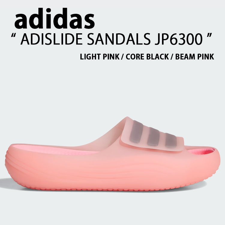 adidas originals アディダス スライドサンダル ADISLIDE SANDALS JP6300 シューズ アディスライドサンダル 一体型 PINK ピンク BLACK ブラック メンズ レディース【中古】未使用品