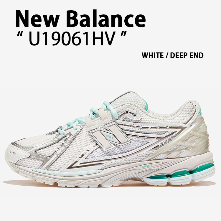 New Balance ニューバランス スニーカー U19061HV シューズ NewBalanceU1906 ランシュー WHITE ホワイト GREEN グリーン メンズ レディース【中古】未使用品｜a-dot