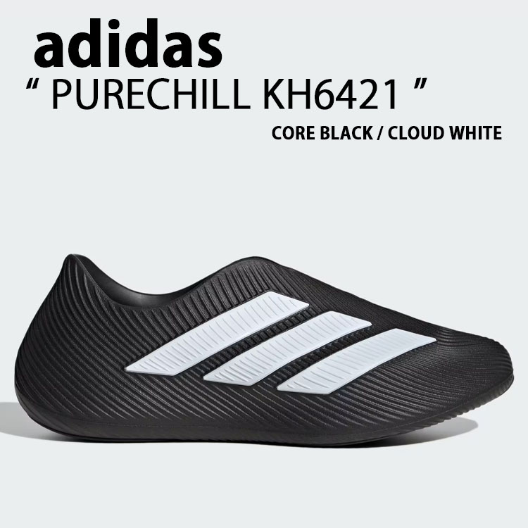 adidas アディダス スリッポン PURECHILL KH6421 シューズ ピュアチル スポーツサンダル BLACK ブラック メンズ レディース【中古】未使用品|a-dot