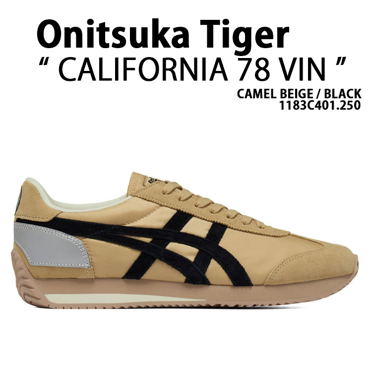 Onitsuka Tiger オニツカタイガー スニーカー CALIFORNIA 78 VIN 1183C401.250 BEIGE シューズ カリフォルニア78VIN ベージュ オニツカスニーカー ローテクスニーカー ローテクシューズ タイガーストライプ ラバーアウターソール メンズ レディース|a-dot