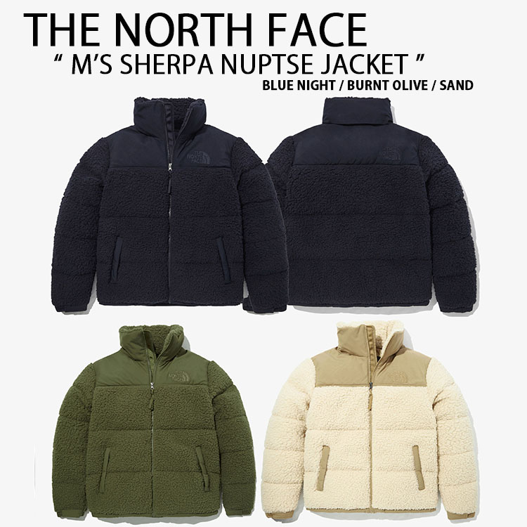 THE NORTH FACE ノースフェイス ダウンジャケット M'S SHERPA NUPTSE DOWN JACKET シェルパ ヌプシ ダウン ジャケット フリースダウン フリース BLACK KHAKI BEIGE WHITE 新作 ロゴ ストリート ブラック カーキ ベージュ メンズ レディース NJ1DN61【中古】未使用品 45,247円