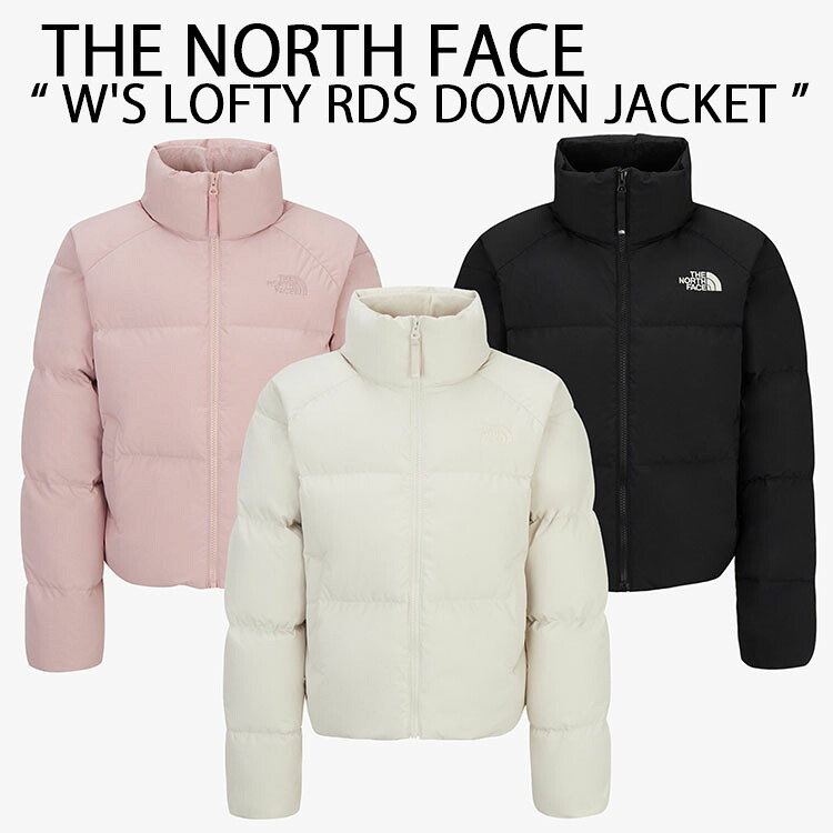 THE NORTH FACE ノースフェイス レディース ダウンジャケット W'S LOFTY RDS DOWN JACKET ロフティ ダウン BLACK SAND PINK 短め丈 クロップド ブラック サンドシェル グレイッシュピンク メンズ レディース NJ1DQ91A/B/C｜a-dot