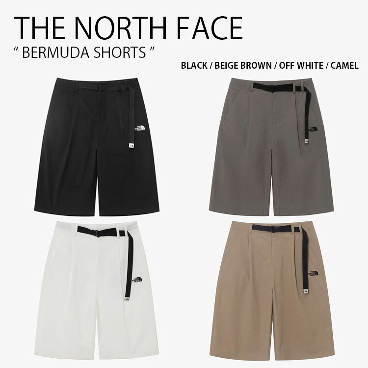 THE NORTH FACE ノースフェイス ショートパンツ BERMUDA SHORTS バミューダ ショーツ パンツ 半ズボン ロゴ カジュアル ストリート WHITELABEL ブラック ブラウン ホワイト ベージュ メンズ レディース 男性用 女性用 男女共用 NS6NR03J/K/L/M｜a-dot 15,296円