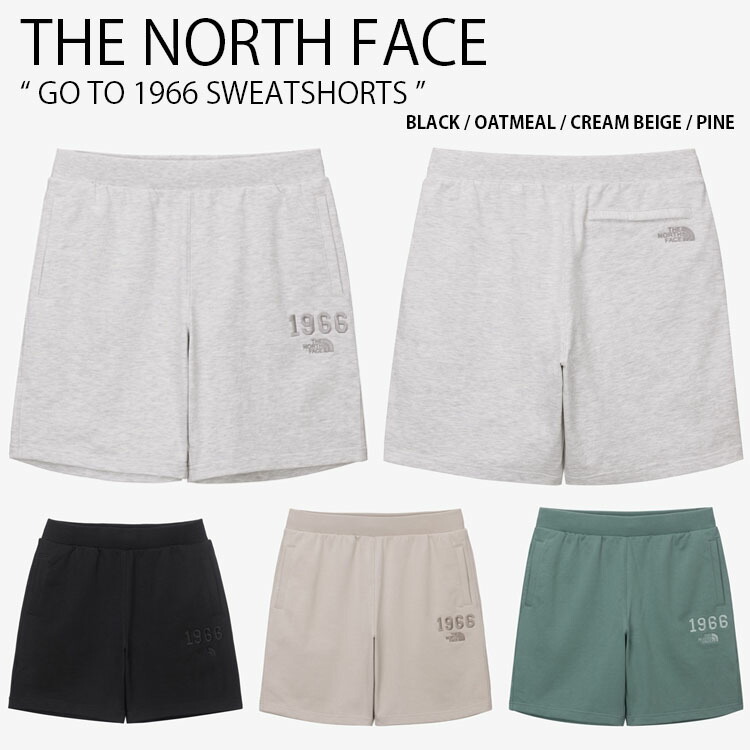 THE NORTH FACE 北の方人間の顔 遊撃手ズボン下 GO TO 1966 SWEATSHORTS ゴートゥ スウェットショーツ ズボン下 半ズボン ロゴタイプ 心地好い 表どおり WHITELABEL 黒いこと 薄墨色 ベージュ 緑であること メンズ レディース 成人男性用 亭主もち用 男女共用 NS6KQ50J/K/L/M メンズファッション-ズボン・パンツ