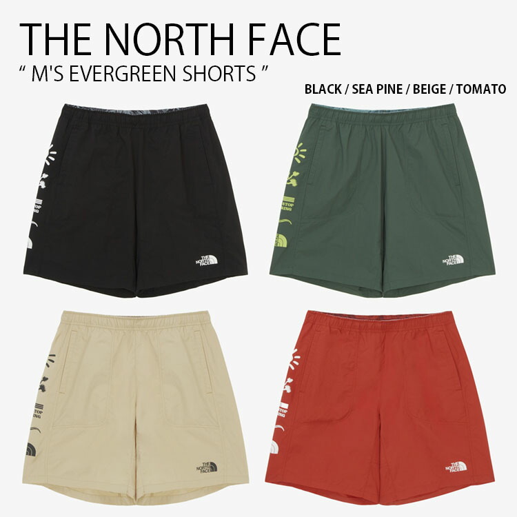 THE NORTH FACE ノースフェイス ショートパンツ M'S EVERGREEN SHORTS エバーガーデン ショーツ パンツ 半ズボン ナイロンパンツ ウォーターパンツ 水着 ロゴ カジュアル ストリート メンズ レディース 男性用 女性用 男女共用 NS6NR09A/B/C/D|a-dot