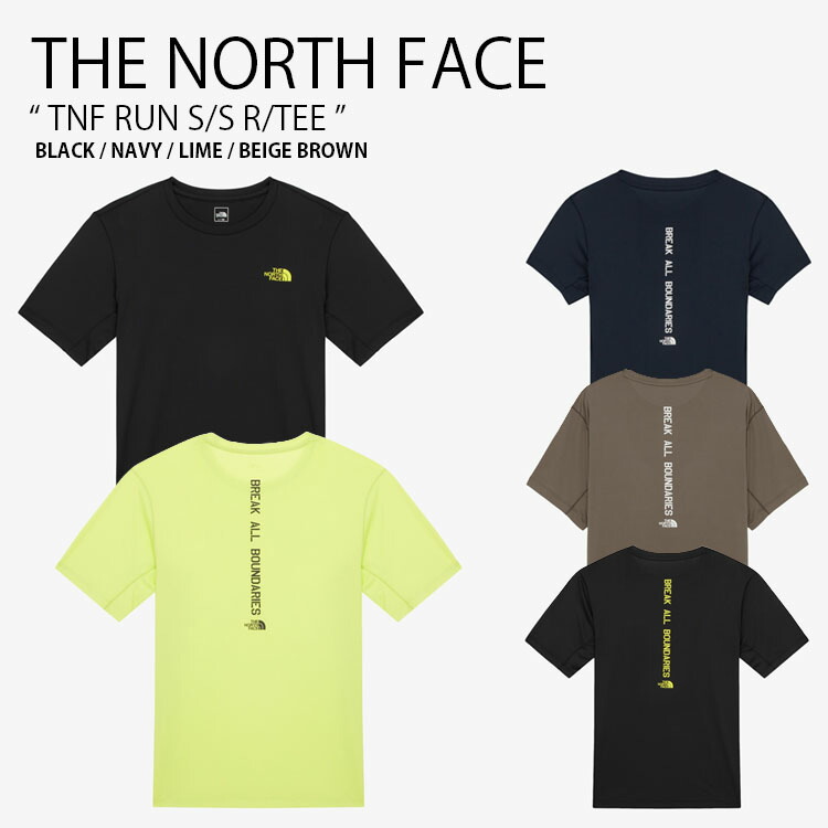THE NORTH FACE ノースフェイス Tシャツ TNF RUN S/S R/TEE ラン ショートスリーブ ラウンドネック ティーシャツ 半袖 カットソー ロゴ カジュアル ブラック ネイビー イエロー ブラウン メンズ レディース 男性用 女性用 男女共用 NT7UR19A/B/C/D 9,587円