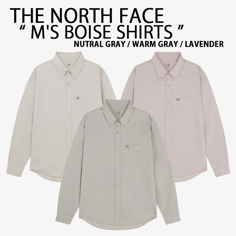 THE NORTH FACE ノースフェイス シャツ M'S BOISE SHIRTS ボイシシャツ 長袖 レーヨンシャツ カジュアル オフィス メンズ レディース 男性用 女性用 NH8LR58A/B/C