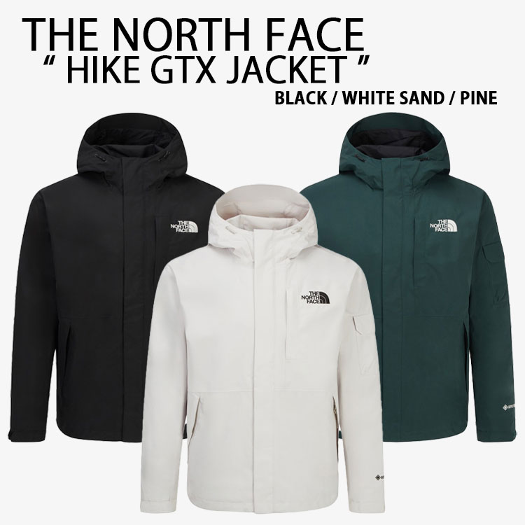 THE NORTH FACE 北の方人間の顔 山岳パーカー HIKE GTX JACKET 山歩き ゴアテックス上衣 パーカー 長袖 心地好い 黒いこと 米国海軍 駱駝 メンズ レディース 男女共用 NJ2GR55A/B/C
