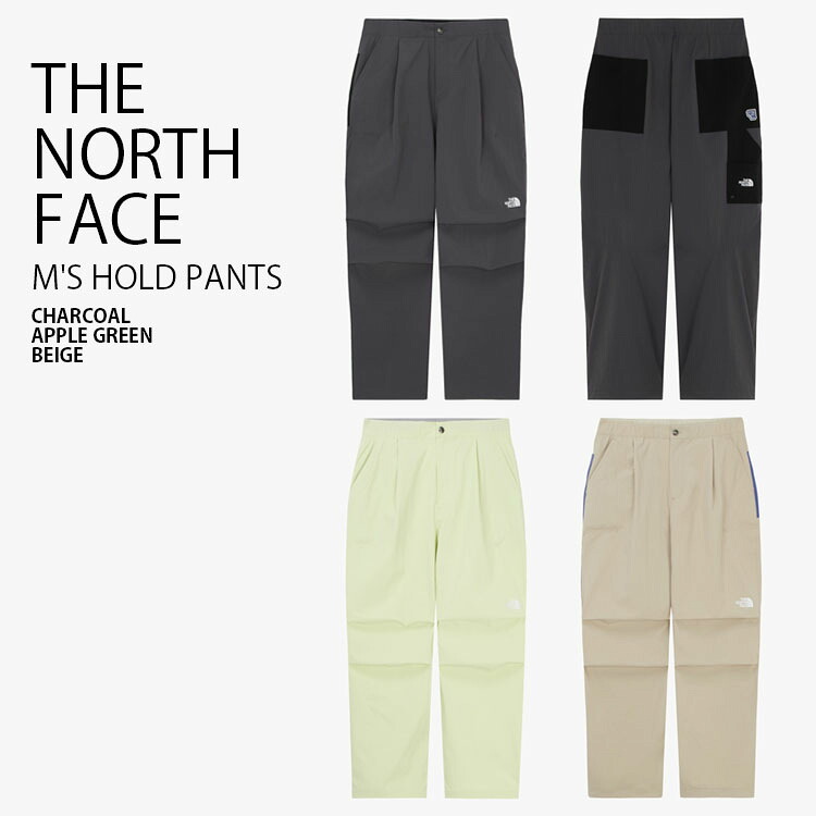 THE NORTH FACE ノースフェイス クライミングパンツ M'S HOLD PANTS ホールド パンツ 長ズボン イージーパンツ ワイドパンツ ルーズフィット ロゴ カジュアル ストリート グレー グリーン ベージュ メンズ レディース 男性用 女性用 男女共用 NP6NR24A/B/C 19,277円