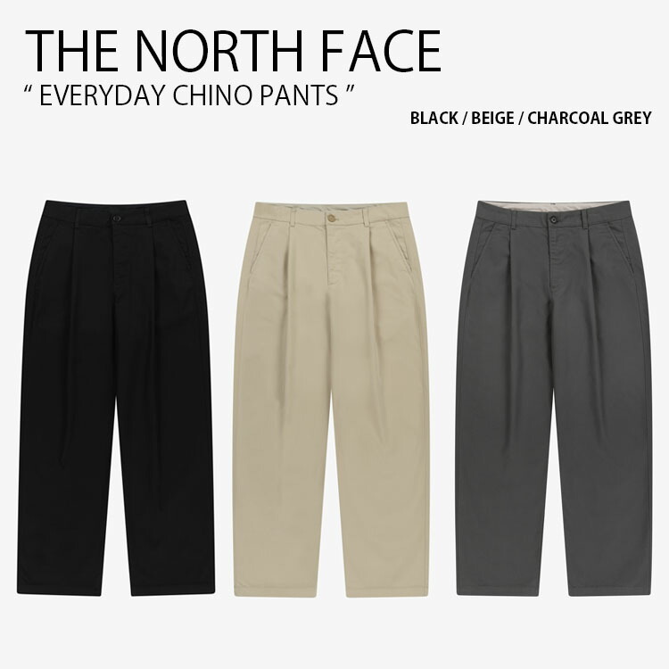 THE NORTH FACE ノースフェイス イージーパンツ EVERYDAY CHINO PANTS エブリデイ チノ パンツ 長ズボン チノパン ロゴ カジュアル ストリート WHITELABEL ブラック ベージュ グレー メンズ レディース 男性用 女性用 男女共用 NP6NR60J/K/L 21,875円