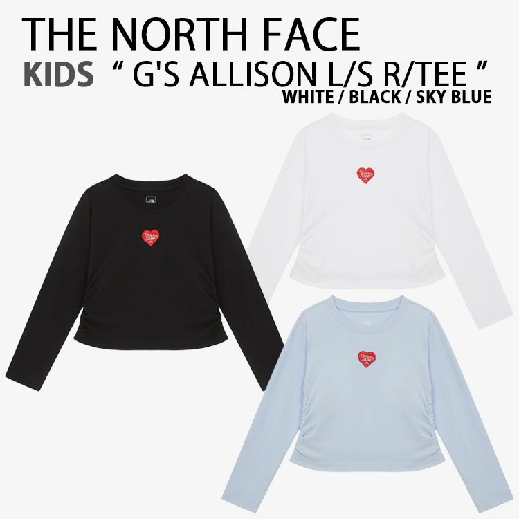 THE NORTH FACE 北の方人間の顔 キッズ 長袖 プルオーバー G\u0027S ALLISON L/S R/TEE アリソン ロングTEE 白いこと 黒いこと 青み うしろ帯 赤ちゃん用 NT7TR54S/T/U