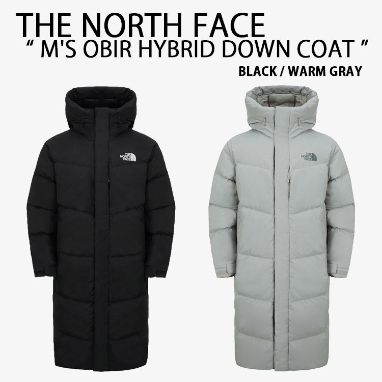 THE NORTH FACE 北の方人間の顔 落ちこむ上衣 M\u0027S OBIR HYBRID DOWN COAT オビル ハウブリッド 落ちこむ厚地の外套 ロング落ちこむ BLACK WARM GRAY ボンネット付き添い人 メンズ レディース NC1DR51A/B