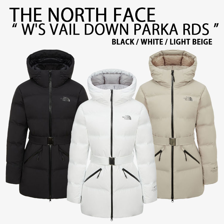 THE NORTH FACE 北の方人間の顔 レディース 落ち込む上衣 W\u0027S VAIL DOWN PARKA RDS ベイル 落ち込むパーカー ロングダウンコート BLACK WHITE NJ1DR83A/B/C レディースファッション-コート・ジャケット