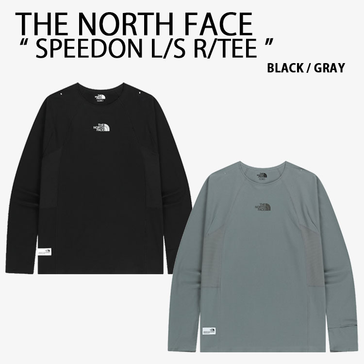 THE NORTH FACE ノースフェイス ホワイトレーベル Tシャツ SPEEDON L/S R/TEE スピードオン ロングTシャツ WHITELABEL ブラック グレー メンズ レディース NT7TR53J/K