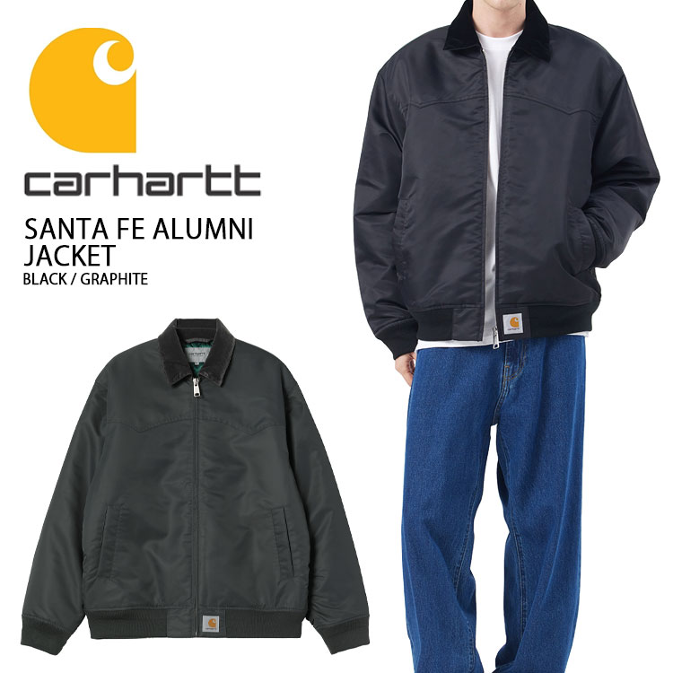 美品Carhartt ブラック MA-1 ジャケット M カーハート 楽天市場】CARHARTT カーハート MA-1 SANTA FE ALUMNI JACKET BLACK