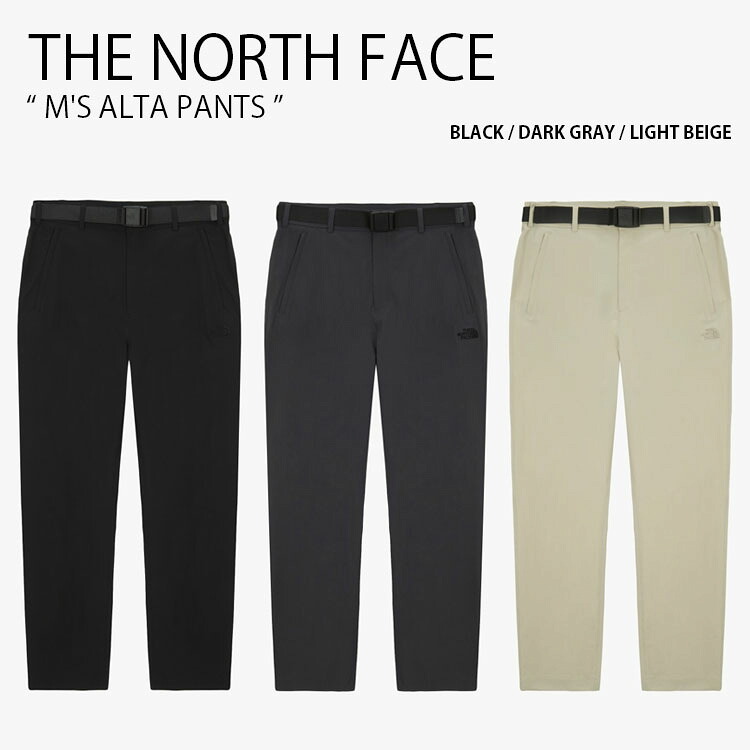 THE NORTH FACE ノースフェイス クライミングパンツ M'S ALTA PANTS アルタ パンツ 長ズボン イージーパンツ ハイキングパンツ ロゴ カジュアル ストリート ブラック グレー ベージュ メンズ レディース 男性用 女性用 男女共用 NP6NS04A/B/C｜a-dot 21,110円
