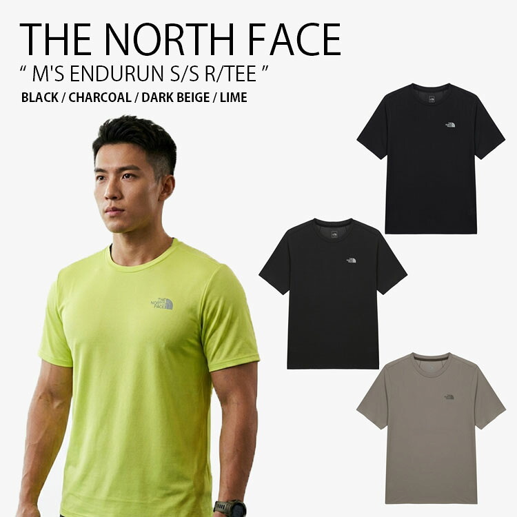 THE NORTH FACE ノースフェイス Tシャツ M'S ENDURUN S/SR/TEE エンデュラン ショートスリーブ ラウンドネック ティーシャツ 半袖 カットソー ロゴ カジュアル ストリート トレーニング ランニング メンズ レディース 男性用 女性用 男女共用 NT7US56A/B/C/D｜a-dot 15,498円
