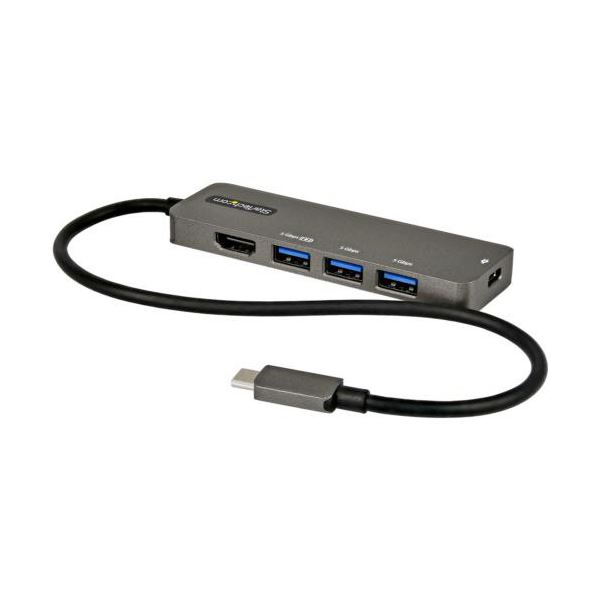 StarTech.com USB Type-Cマルチ変換アダプター USB-C-HDMI 4K60Hz / 100W PDDKT30CHPD3 1台