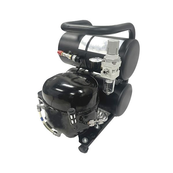 エアテックス AIRTEX コンプレッサー サイレント4 オイル式で静音・高出力 最高圧力約0.8Mpa&大容量タンク7.4L APC034｜開店20周年 世田谷家具インテリア