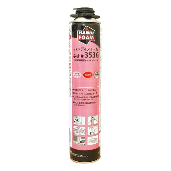 ハンディフォーム ・ ネオ #353G（730g）ライトピンク [12本セット] 工事 DIY 工具 作業 建築