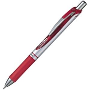 (オフィス 業務用 3セット)ぺんてる ボールペン エナージェル 【0.7mm / 赤 10本入り】 速乾性 ゲルインク ノック式 BL77-B 【 セット販売 まとめ買い 割引 オフィス 文房具 文具 業務用 オフィス用品 】 文具 オフィス用品 ペン ボールペン