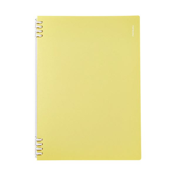 KING JIM キングジム リングノート テフレーヌA4タテ 黄 CN9856TEキイ 1セット(5冊) 文具 オフィス用品 ノート 紙製品 レポート紙