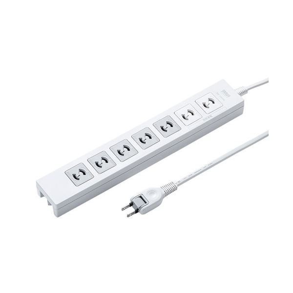 【5個セット】 サンワサプライ 電源タップ 5m TAP-F27-5KPX5 【 セット販売 まとめ買い 割引 】 パソコン 電源タップ タップ