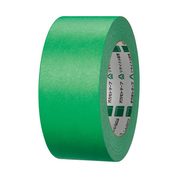 オカモト クラフトテープ 環境思い カラーNo.224WC 50mm×50m 緑 1巻【×10セット】 【 セット販売 まとめ買い 割引 オフィス 文房具 文具 業務用 オフィス用品 】 文具 オフィス用品 テープ 接着用具