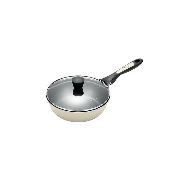 タツヤ ・ カワゴエ ディープパン24cm ガラス蓋付 TKC-605S キッチン 食器 フライパン