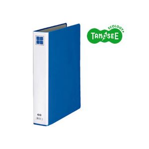 TANOSEE タノシー（大塚商会) 片開きパイプ式ファイルE A4タテ 30mmとじ 青 30冊 【 セット販売 まとめ買い 割引 オフィス 文房具 文具 業務用 オフィス用品 】 文具 オフィス用品 ファイル クリアケース クリアファイル