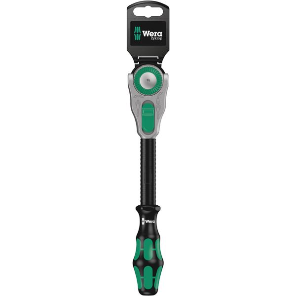 WERA ヴェラ 差込1 / 2DR Zyklopラチェットハンドル 72ギア 全長277mm 073262 工具 ツール DIY 作業工具 道具 工事 DIY 工具 作業 建築