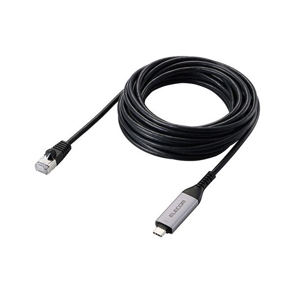 エレコム USB Type-C TM LAN変換ケーブル 1Gbps 5m LD-CL1G50BK