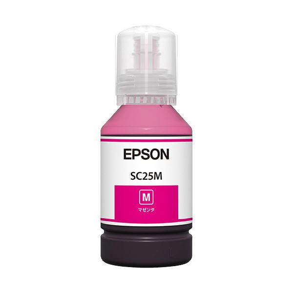 EPSON エプソン インクボトル マゼンタ 140mL SC25M 1個 PC プリンター インク インクカートリッジ トナー 交換インク カートリッジ