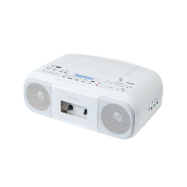 東芝 CDラジカセ 白 TY-CDS9(W)AV 音響機器 ラジカセ