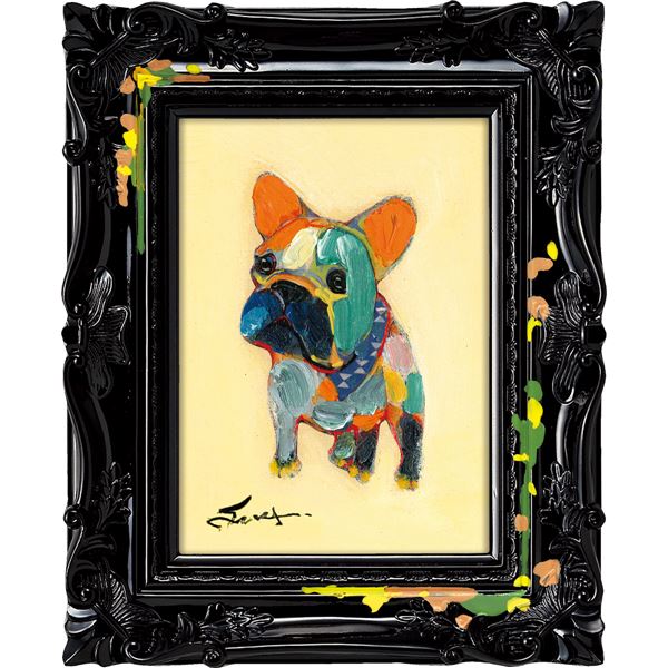 ユーパワー オイルペイントアート ～ペンキデコフレーム～ 「イエロータイム」 インテリア 絵画