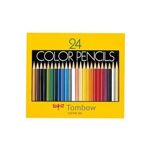 トンボ鉛筆 色鉛筆 CQ-NA24C 24色 紙箱入 【×3セット】 【 セット販売 まとめ買い 割引 オフィス 文房具 文具 業務用 オフィス用品 】 文具 オフィス用品 ペン ボールペン