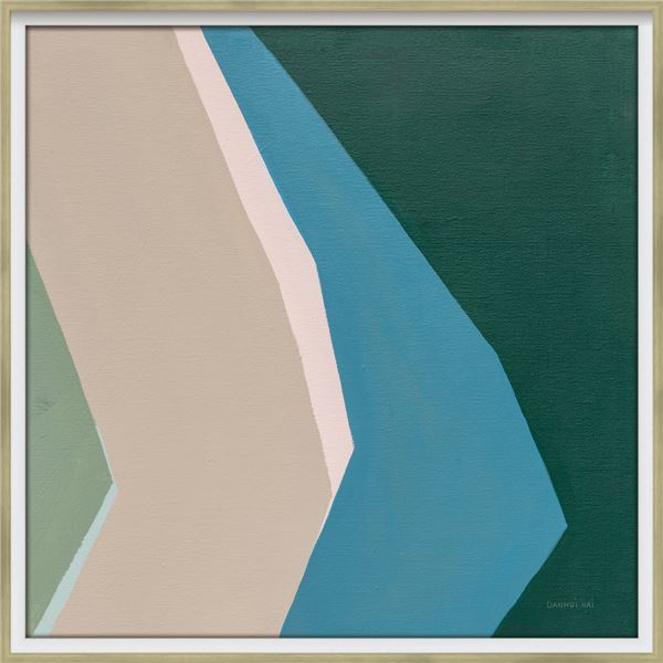 ユーパワー アブストラクトコレクション Gel加工 アートフレーム ダンフイ ・ ナイ「プリズマティク」 インテリア 絵画