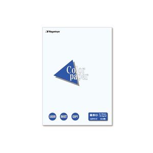 長門屋商店 Color Paperハガキ 最厚口 白 ナ-8501 1セット(500枚:50枚×10冊)プリンター OA プリンタ用紙